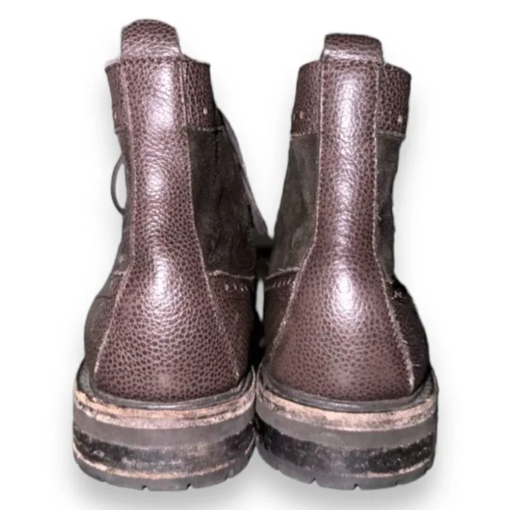 Polo Ralph Lauren Nickson Chocolate Brown Suede Boots 8.5